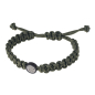 Preview: Ernstes Design, Herrenschmuck, Makramee Armband, Silk Wood, Edelstahl, A706